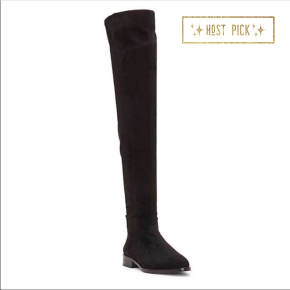 Vince Camuto Shoes - ✨HPx3✨Vince Camuto Black Suede Over the Knee Boot